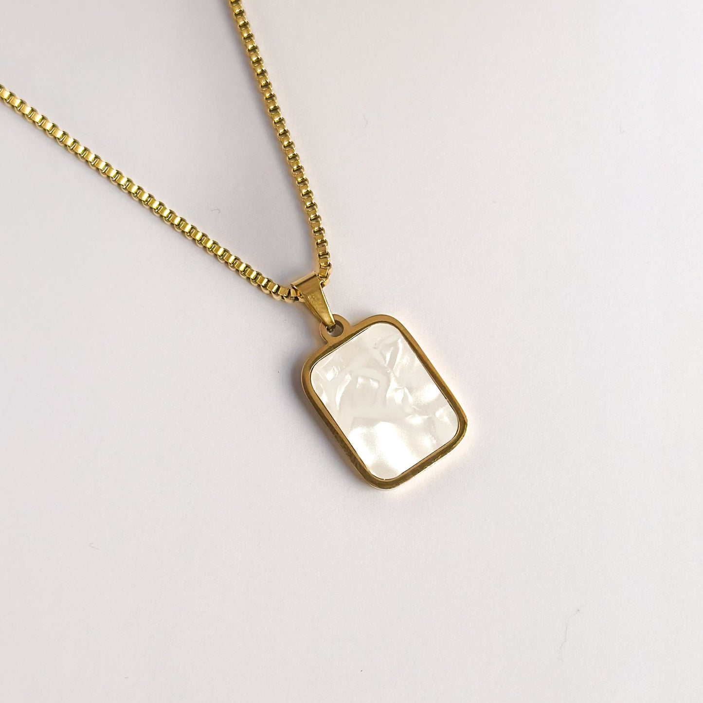 Golden & Silver Elegance Pendant Necklace