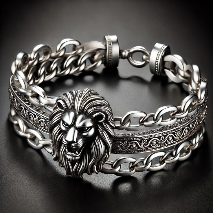 𝘕𝘰𝘳𝘥𝘪𝘤 𝘷𝘪𝘬𝘪𝘯𝘨 𝘴𝘵𝘢𝘪𝘯𝘭𝘦𝘴𝘴 𝘴𝘵𝘦𝘦𝘭 𝘭𝘪𝘰𝘯 𝘭𝘪𝘯𝘬 𝘣𝘳𝘢𝘤𝘦𝘭𝘦𝘵𝘴 𝘢𝘯𝘥 𝘳𝘪𝘯𝘨